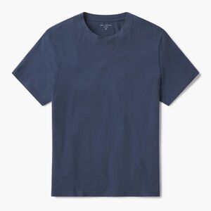 MOTT & BOW Blue Luxe Crewneck T-shirt 100% Cotton XXL